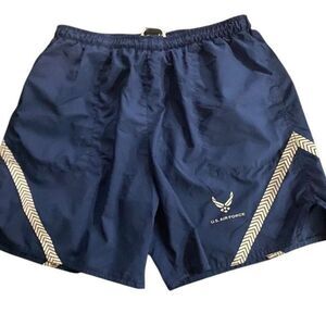 US Air Force swim trunks blue made in the USA standard issued